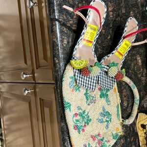 Vintage purse and Macy shoes how cute together never used never worn